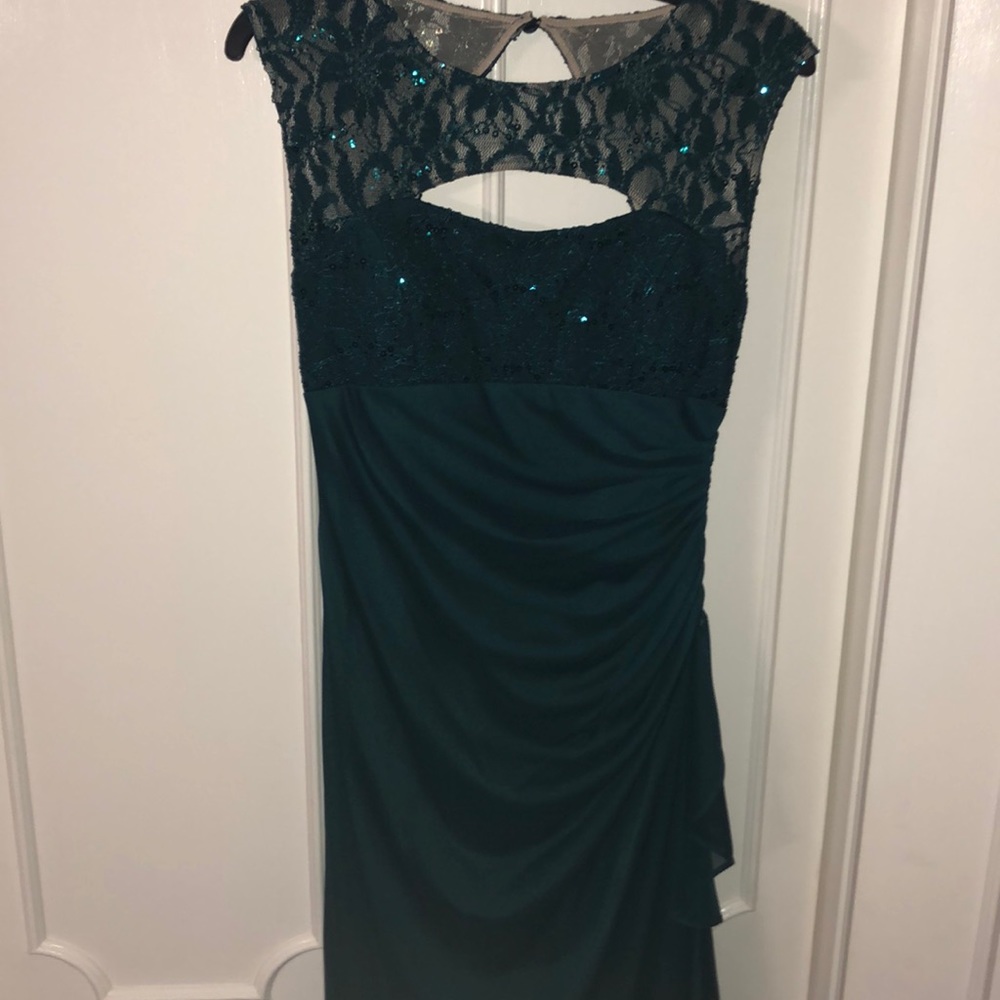Dark green formal/prom/evening gown